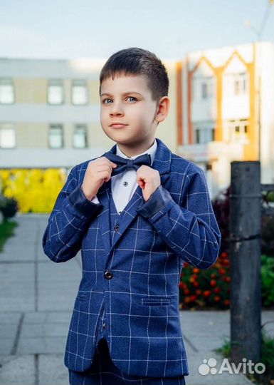 Школьный костюм для мальчика 128-134