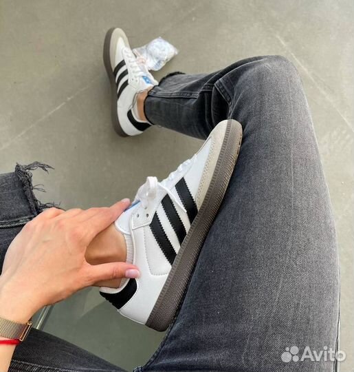 Кеды Adidas Samba белые