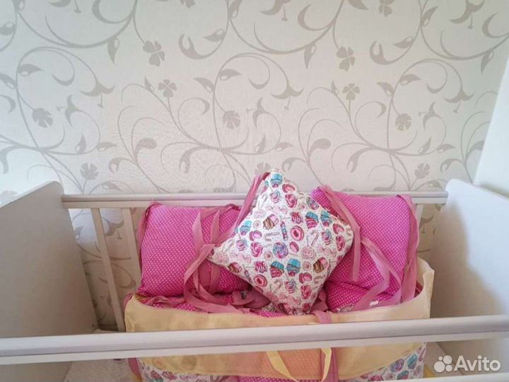 Кокон для новорожденных и подушки