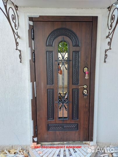 Тяжелая дверь металлическая с доставкой в подарок