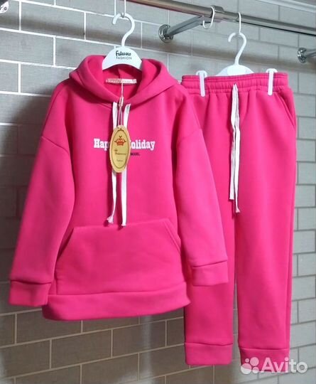 Теплый костюм на девочку от 134-146