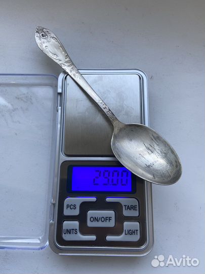 Чайная ложка из мельхиора СССР