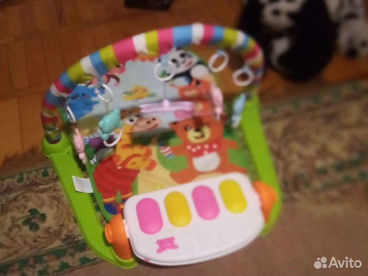 Детский развивающий коврик с пианино