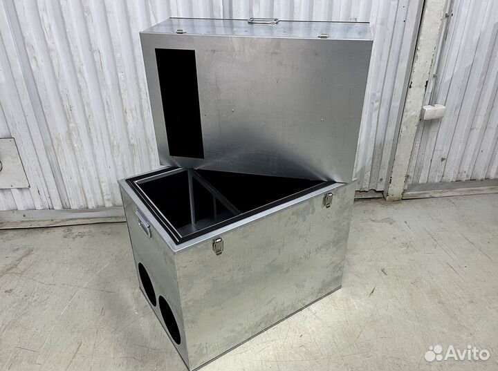 Шумбокс для асиков оцинкованный двойной