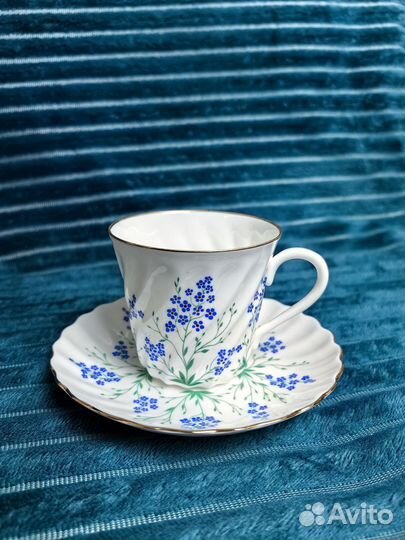 Фарфоровая чайная пара