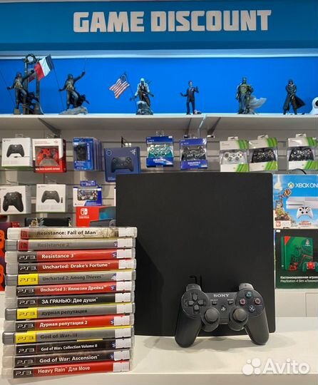 Sony Playstation 3 Slim 250gb и Эксклюзивы Ps 3