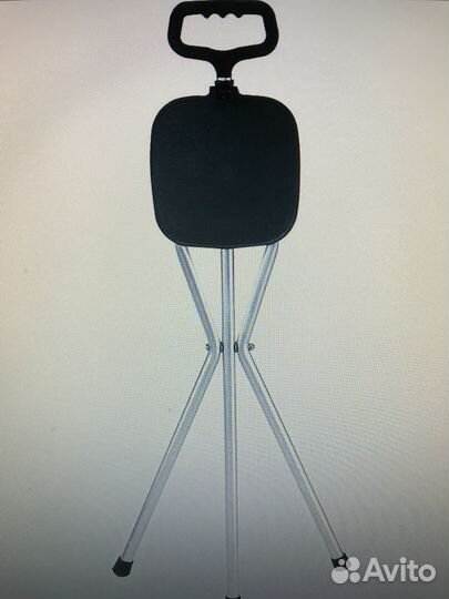 Трёхопорная трость-сиденье