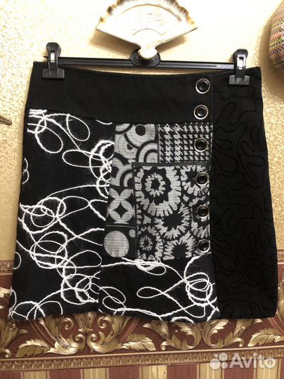 Юбка дизайнерская,Италия,шерсть