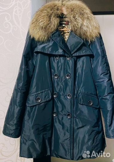 Пуховик тренч зимний 44/46