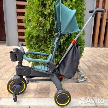 Детский велосипед с родительской ручкой