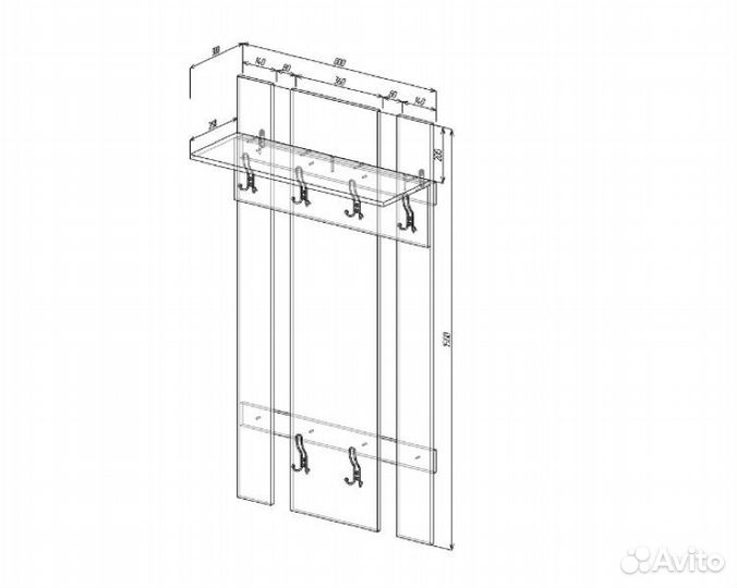 Вешалка для прихожей 