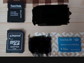 Карта памяти, адаптер SD, MicroSD, Memory Stick