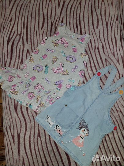 Детская одежда для девочек пакетом