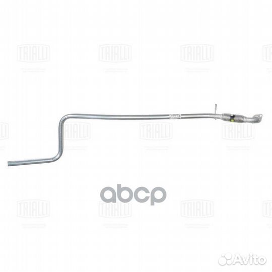 Труба промеж алюм для А/М ford fiesta (01) 12