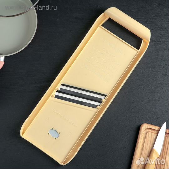 Овощерезка большая, 45,5 см, цвет бежевый