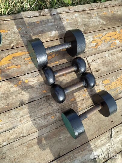 Гантели парные 12 кг и 6 кг