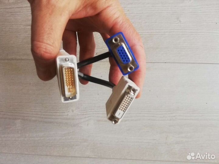 Переходник DVI - VGA+DVI