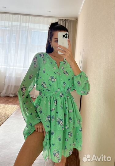 Шифоновое платье