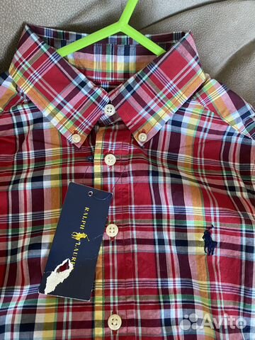 Ralph lauren рубашка для мальчика 134 см