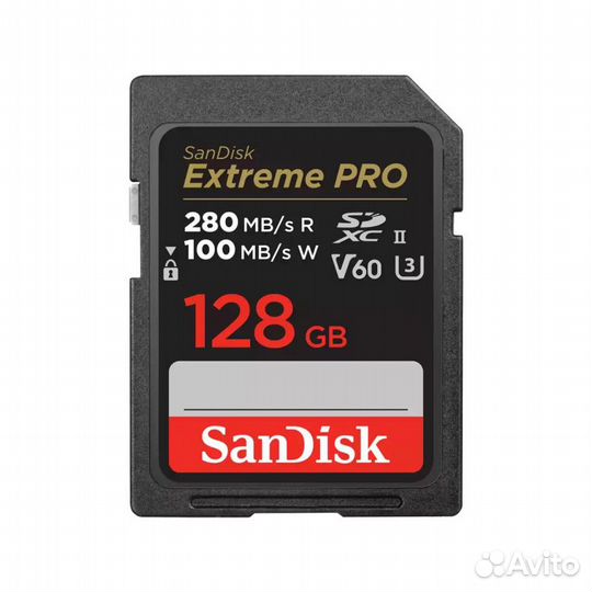64Gb SanDisk Extreme Pro sdxc UHS-II V60 280\100mb