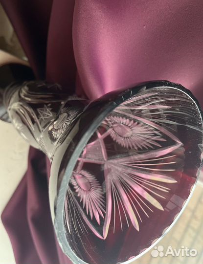 Ваза хрустальная Германия Arnstadt Kristall