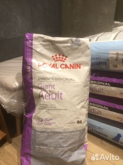 Royal canin professional giant adult 20 кг