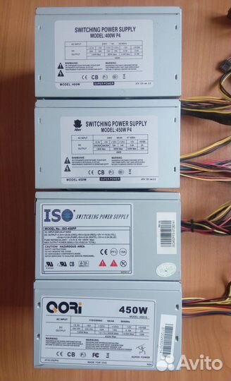 Блоки питания 400, 450 Вт