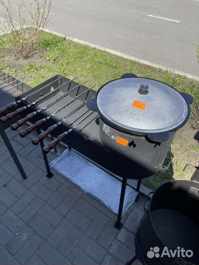 Казан чугунный 12 литров