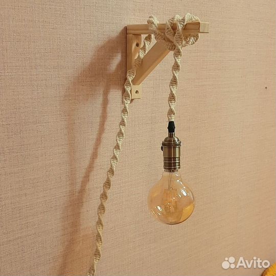 Абажур макраме