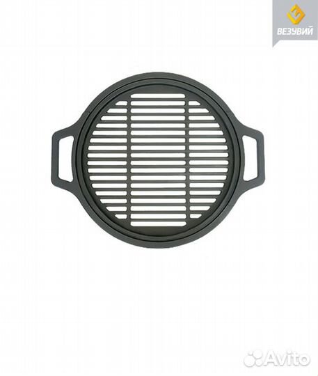 Решетка везувий гриль чугунная d380