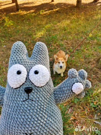 Кот Саймон. Плюшевый кот