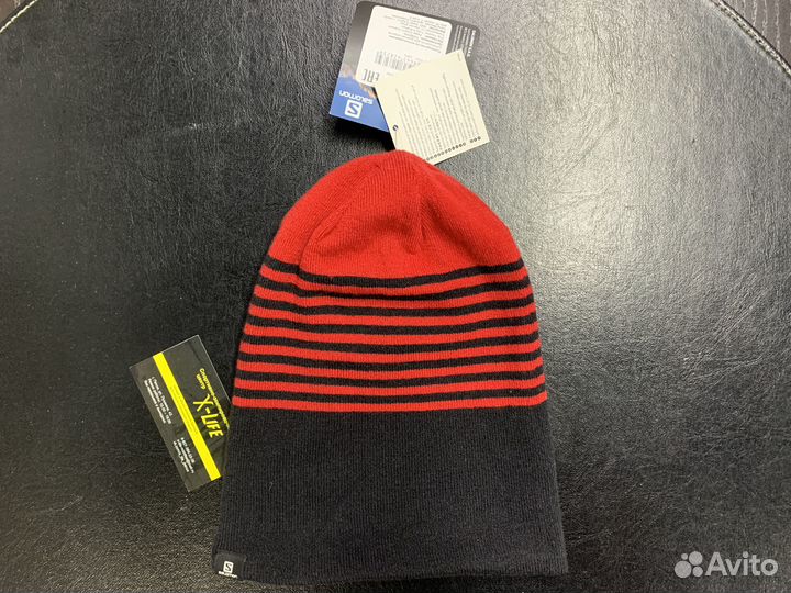 Шапка salomon flatspin reversible beanie Barbad