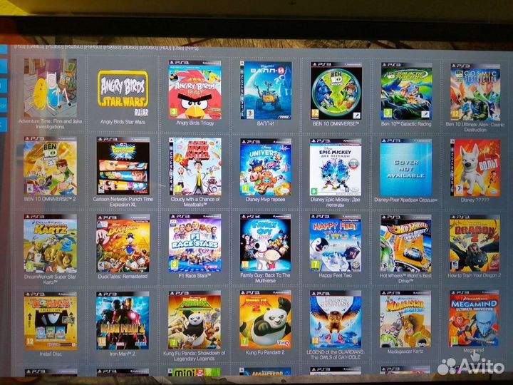 Прошитая PlayStation 3 + 70 детских игр