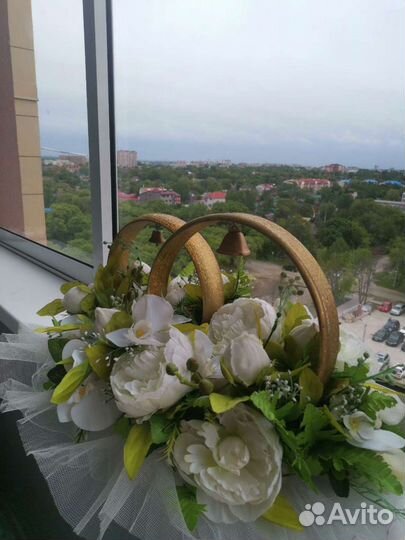 Свадебное украшение на машину аренда