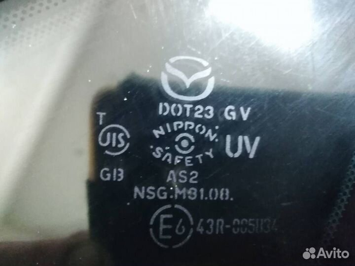 Стекло кузовное глухое левое Mazda CX-7 ER 2006-2012