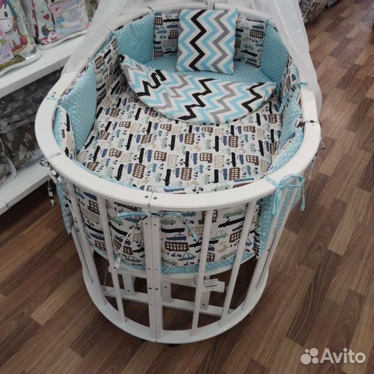 Бортики в кроватку новые