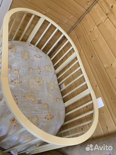 Детская кровать трансформер с маятником