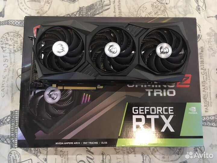 Видеокарта rtx 3080 12gb,гарантия днс