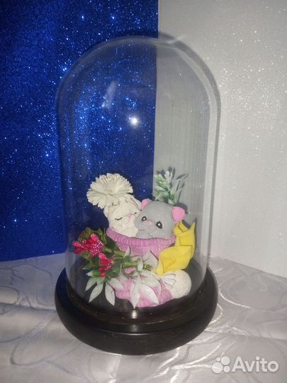 Роза в колбе, композиция,подарок