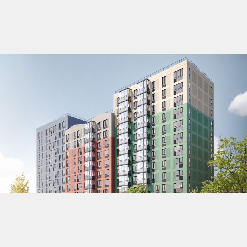 2-к. квартира, 48,1 м², 6/12 эт.