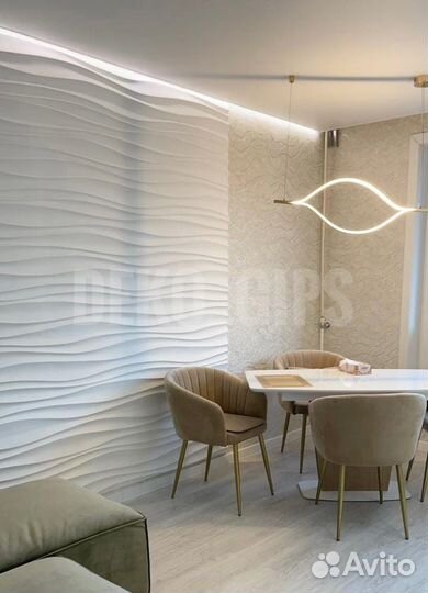 3d гипсовые панели