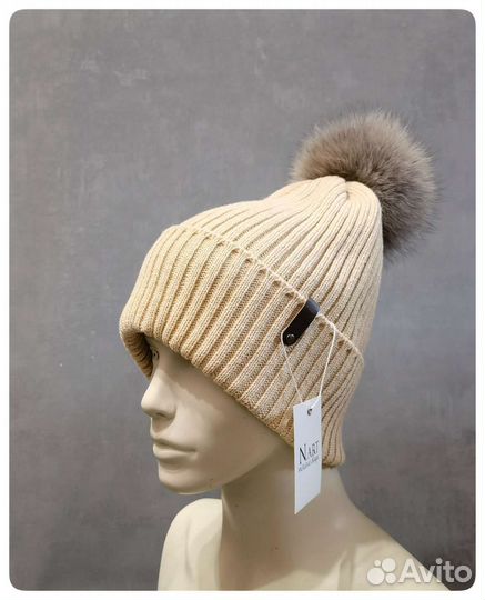 Шапка зимняя кашемир-меринос