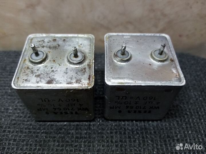 Конденсаторы бумагомаслянные Tesla 4 uF 160 V