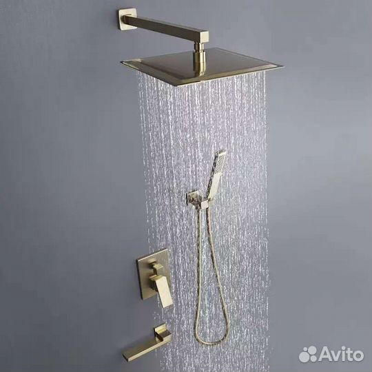 Душ встроенный латунь
