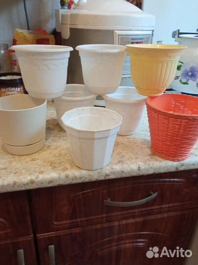 Цветочные горшки бу