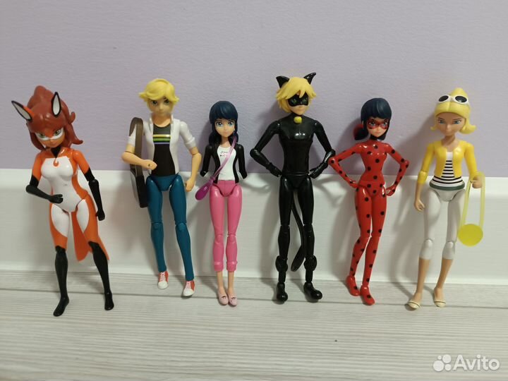 Фигурки Леди Баг и Супер Кот 14 см оригинальные