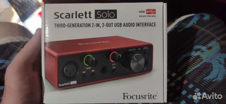 Focusrite scarlett solo 3rd gen