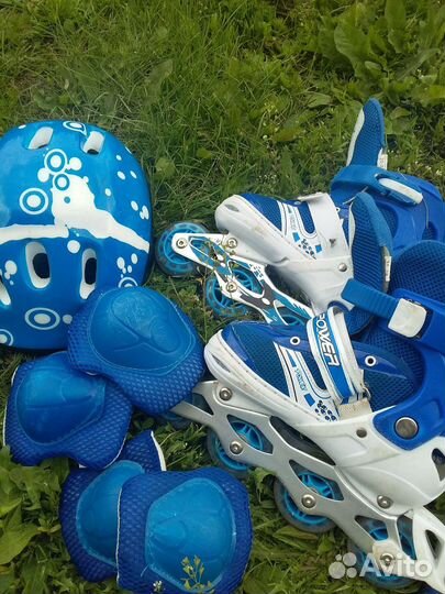 Роликовые коньки раздвижные,размер 35-38