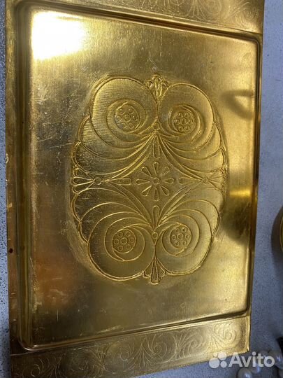 Набор чайной посуды металл СССР