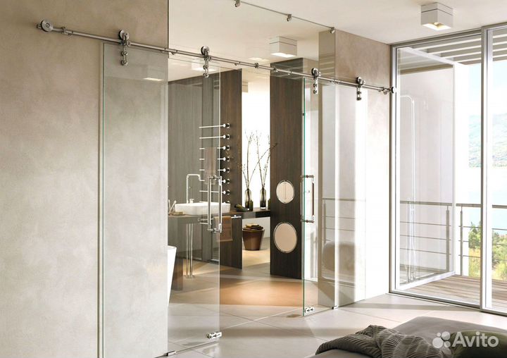 Двери межкомнатные стеклянные